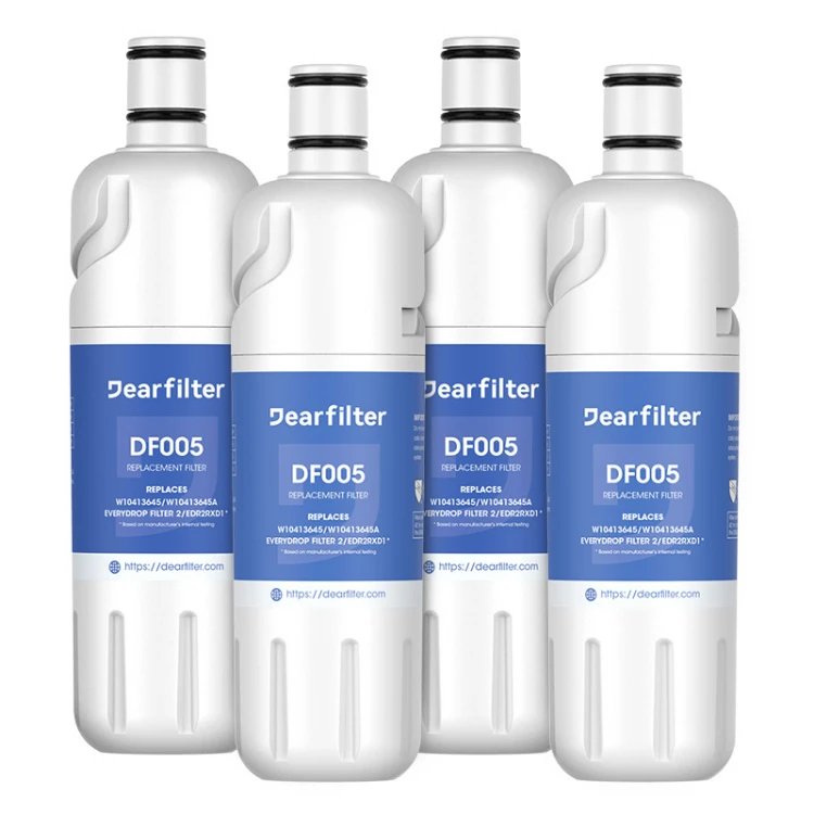 Dearfilter Compatible with Refrigerator Water Filter 2 W10413645a, EDR2RXD1  Water Filter 4PCS